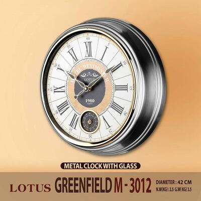 ساعت فلزی لوتوس مدل Greenfield M-3012